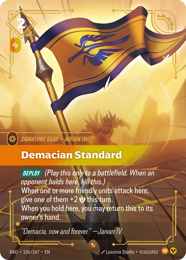 Demacian Standard — Radiance — Riftbound