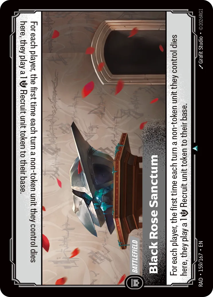 Black Rose Sanctum — Radiance — Riftbound