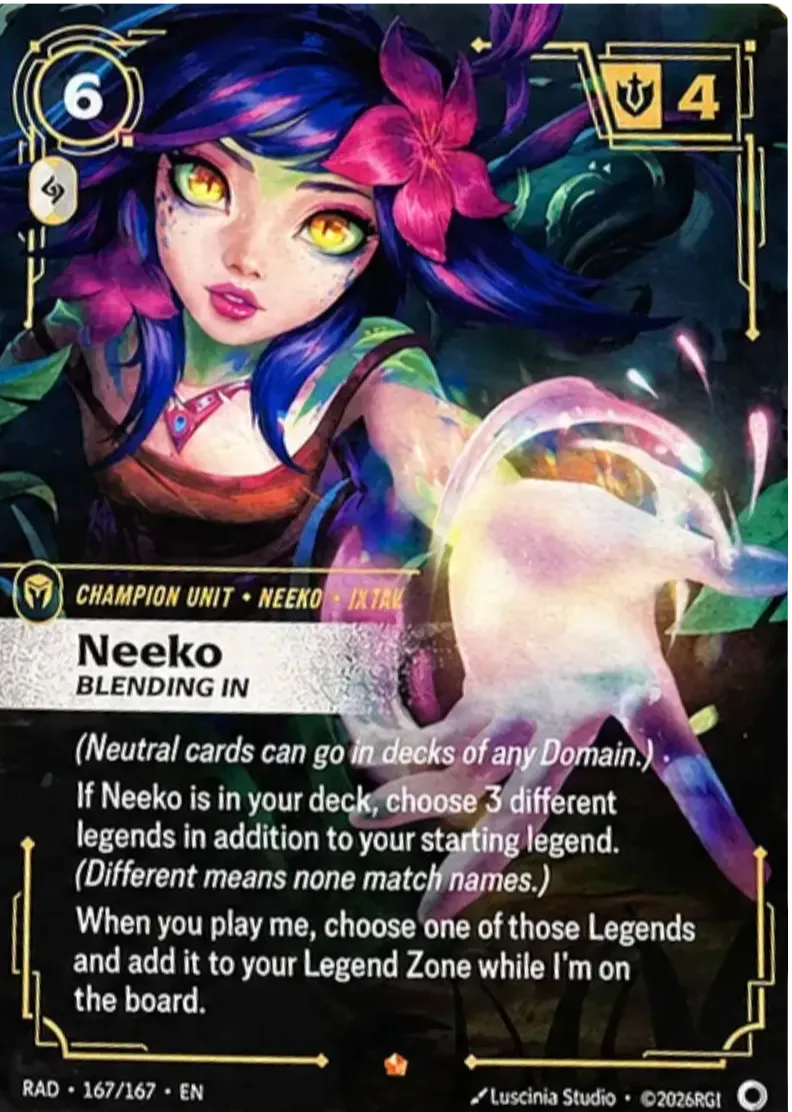 Neeko - Blending In — Radiance — Riftbound