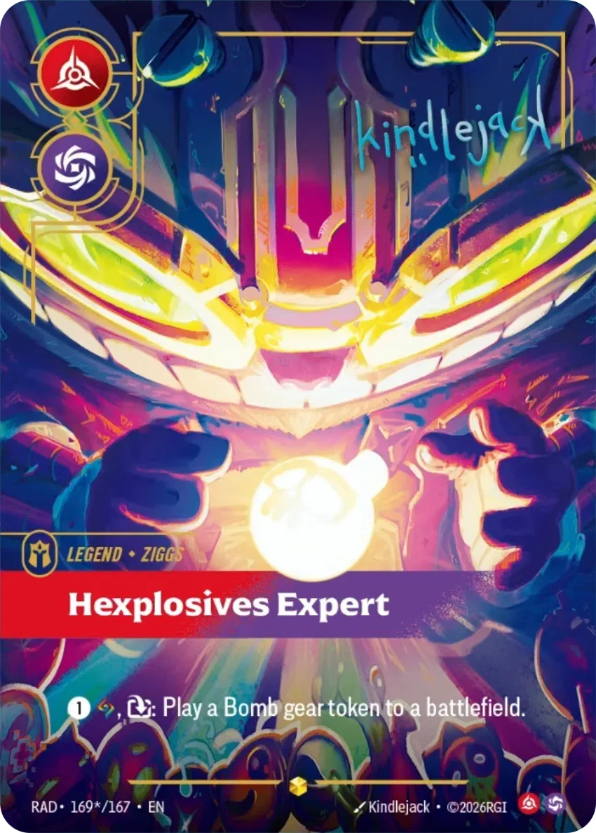 Ziggs - Hexplosives Expert (Signature) — Radiance — Riftbound