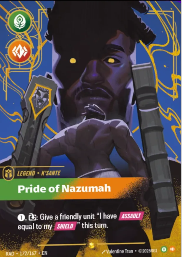 K'Sante - Pride of Nazumah (Overnumbered) — Radiance — Riftbound