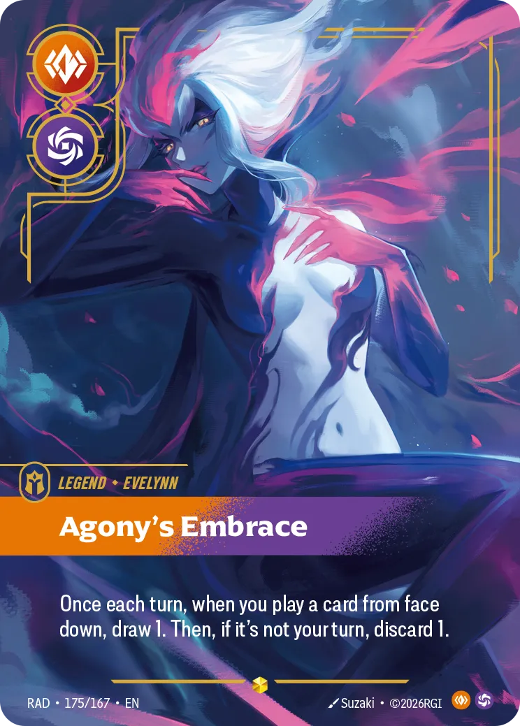 Evelynn - Agony's Embrace (Overnumbered) — Radiance — Riftbound