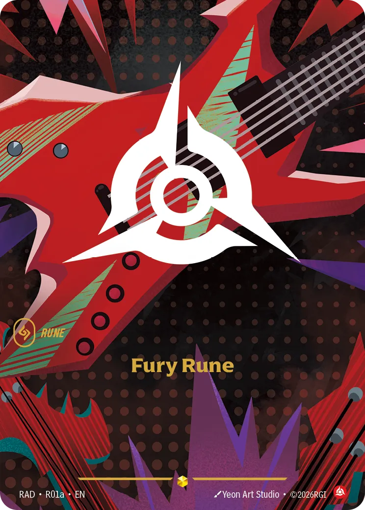Fury Rune — Radiance — Riftbound