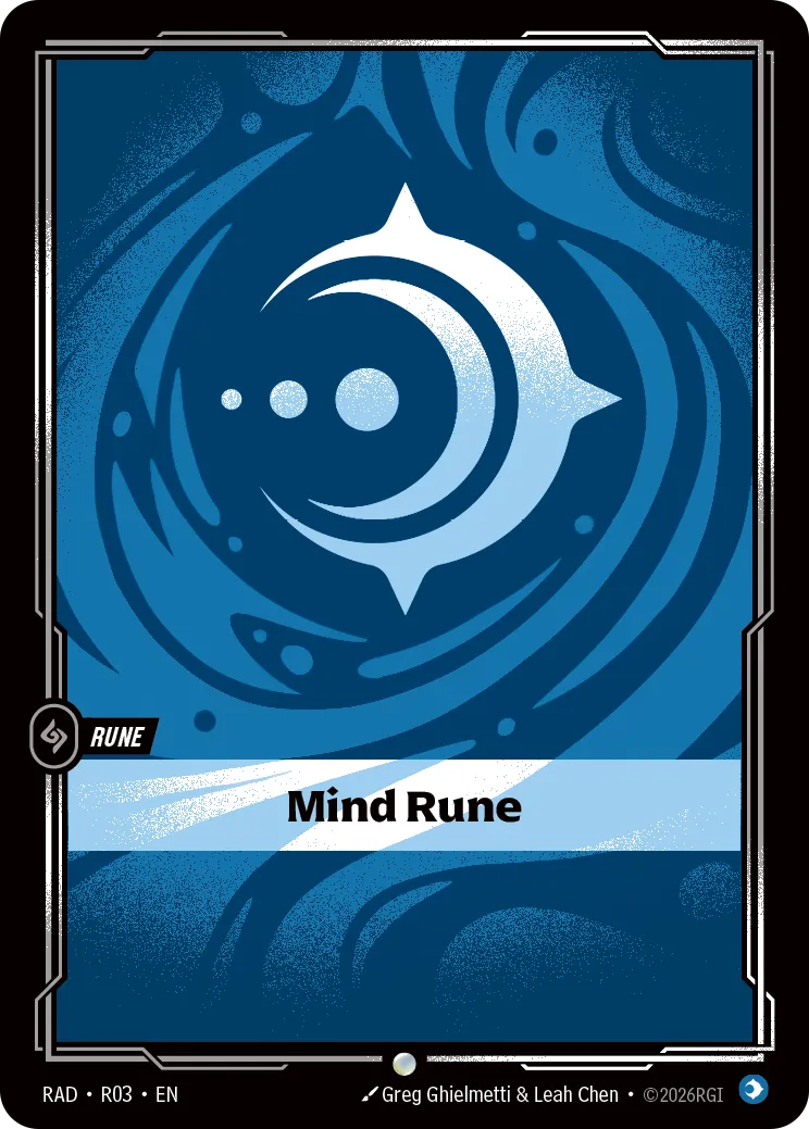 Mind Rune — Radiance — Riftbound