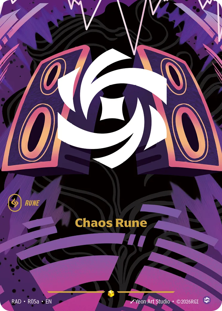 Chaos Rune — Radiance — Riftbound