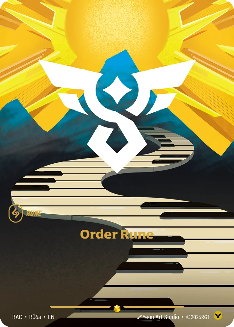 Order Rune — Radiance — Riftbound