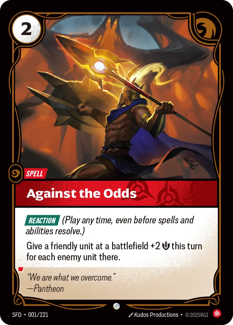 Against the Odds — Spiritforged — Riftbound