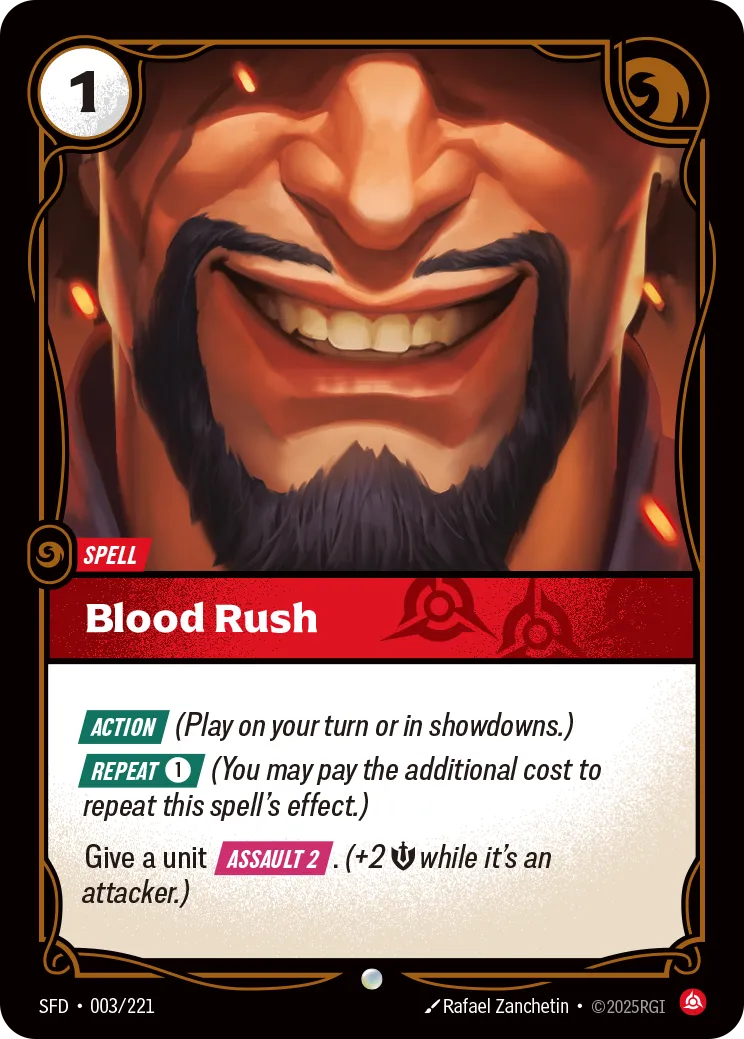 Blood Rush — Spiritforged — Riftbound