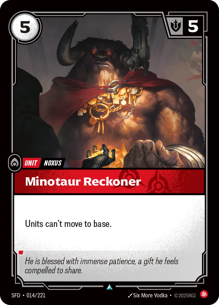 Minotaur Reckoner — Spiritforged — Riftbound