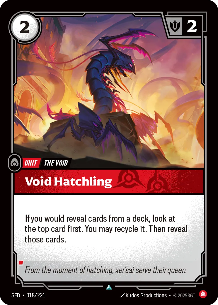 Void Hatchling — Spiritforged — Riftbound