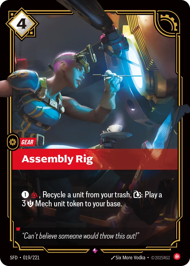 Assembly Rig — Spiritforged — Riftbound