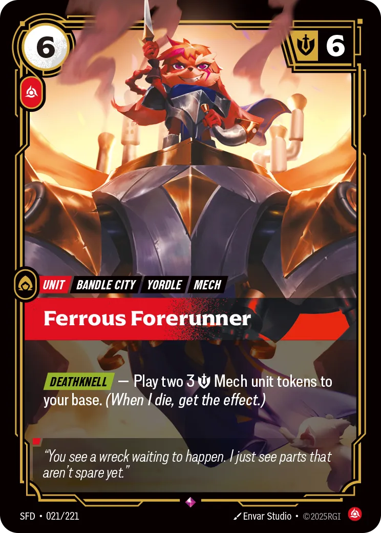 Ferrous Forerunner — Spiritforged — Riftbound