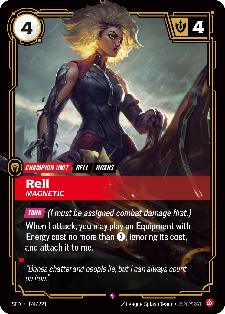 Rell - Magnetic — Spiritforged — Riftbound
