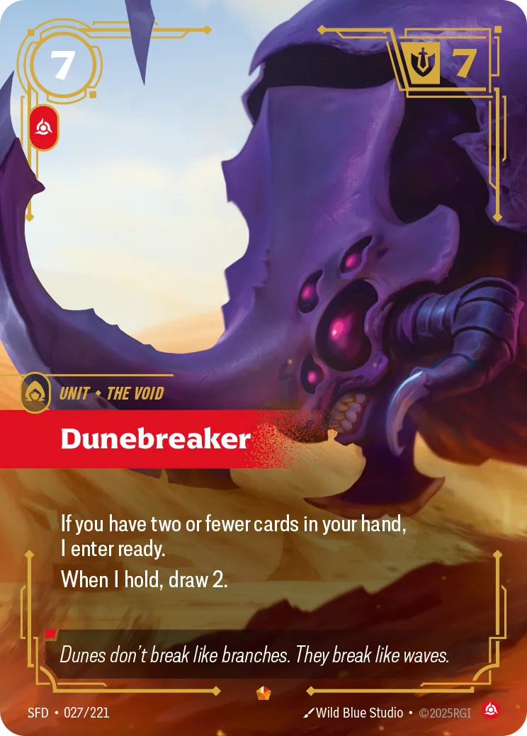 Dunebreaker — Spiritforged — Riftbound