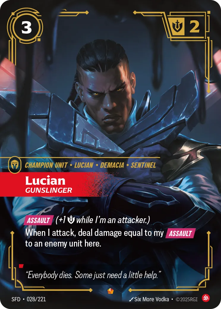 Lucian - Gunslinger — Spiritforged — Riftbound