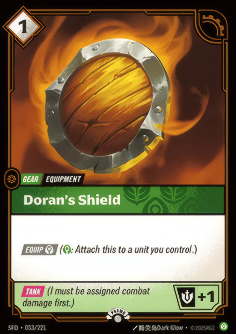Doran's Shield — Spiritforged - Promo Cards — Riftbound