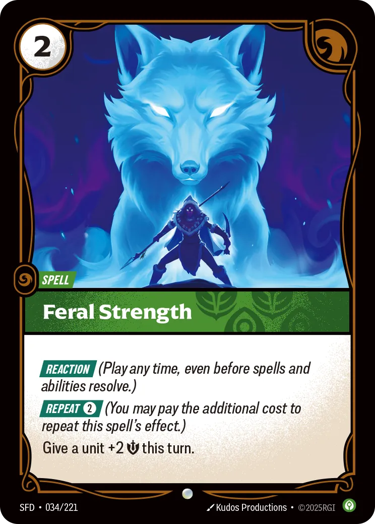 Feral Strength — Spiritforged — Riftbound