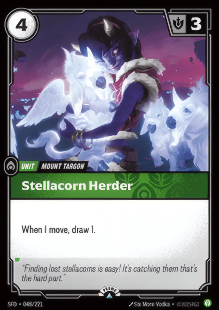 Stellacorn Herder from Spiritforged - Promo Cards - Riftbound: League of Legends TCG