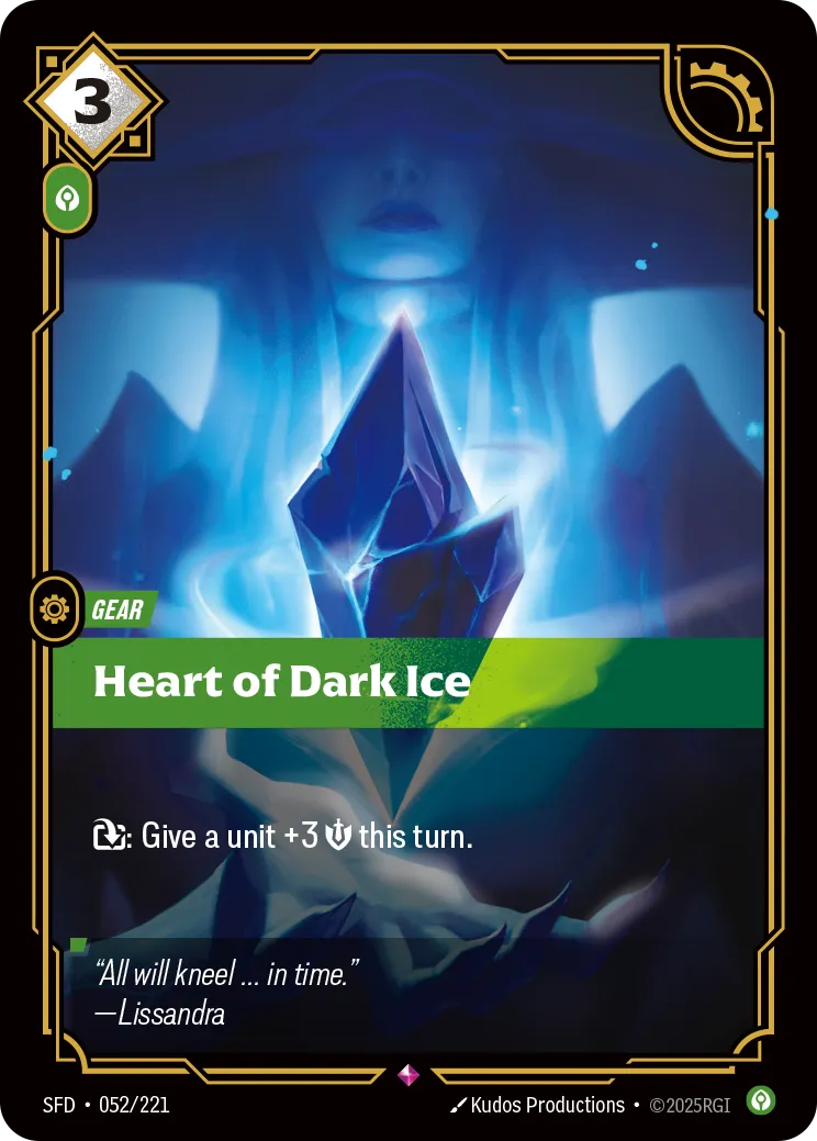 Heart of Dark Ice — Spiritforged — Riftbound