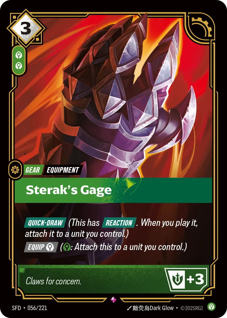 Sterak's Gage — Spiritforged — Riftbound