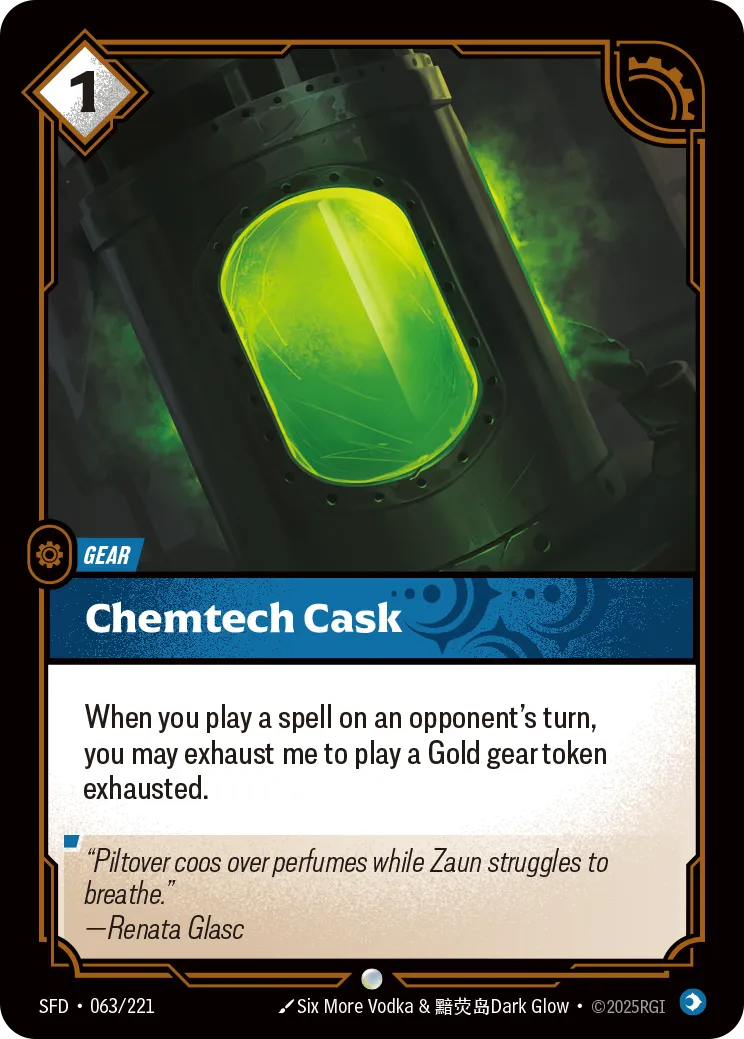 Chemtech Cask — Spiritforged — Riftbound