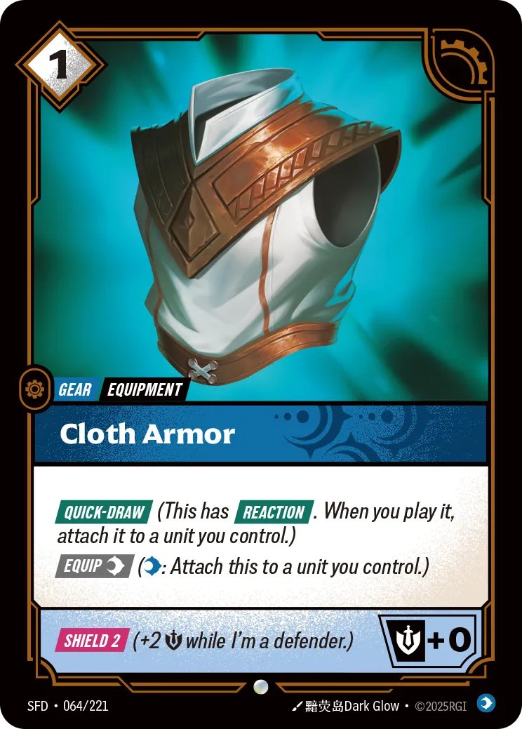 Cloth Armor — Spiritforged — Riftbound