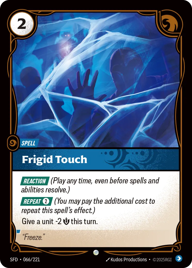 Frigid Touch — Spiritforged — Riftbound
