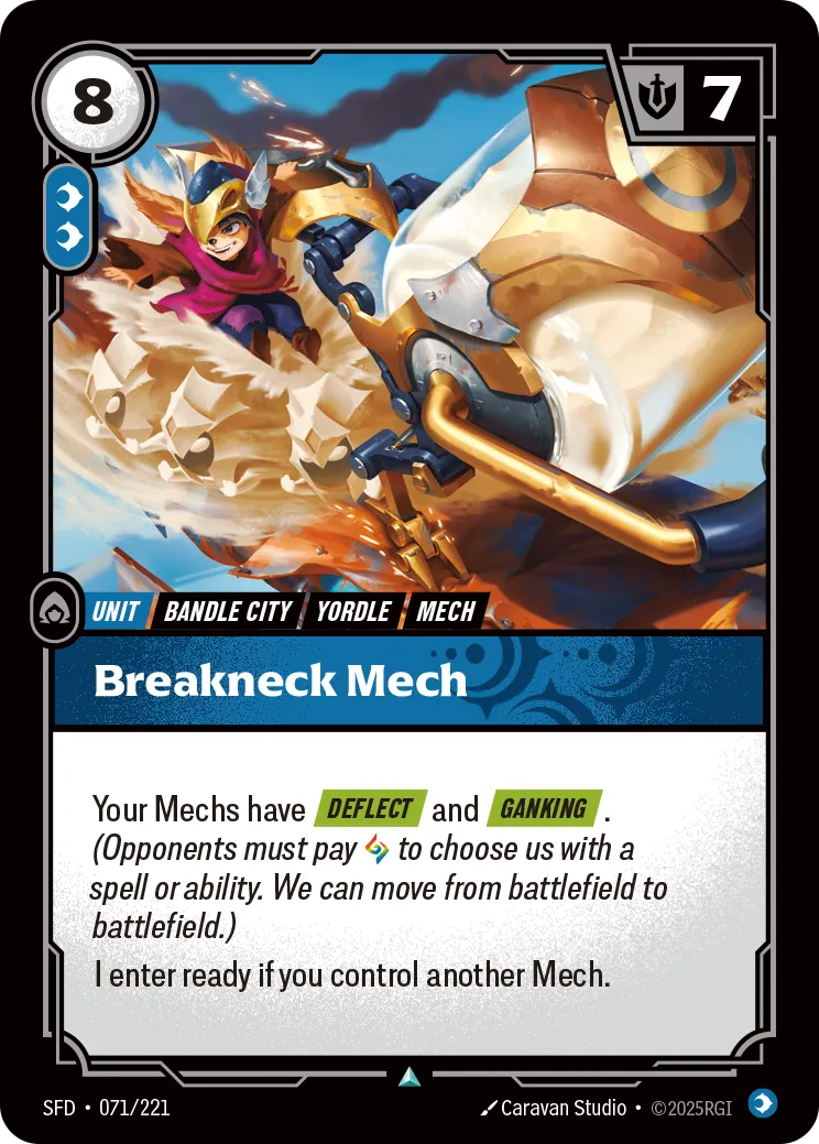 Breakneck Mech — Spiritforged — Riftbound