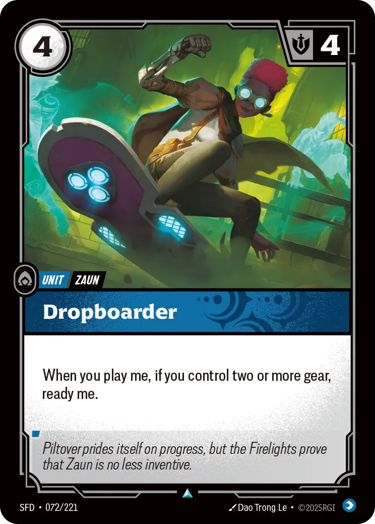 Dropboarder — Spiritforged — Riftbound