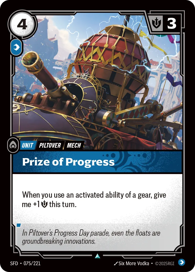 Prize of Progress — Spiritforged — Riftbound