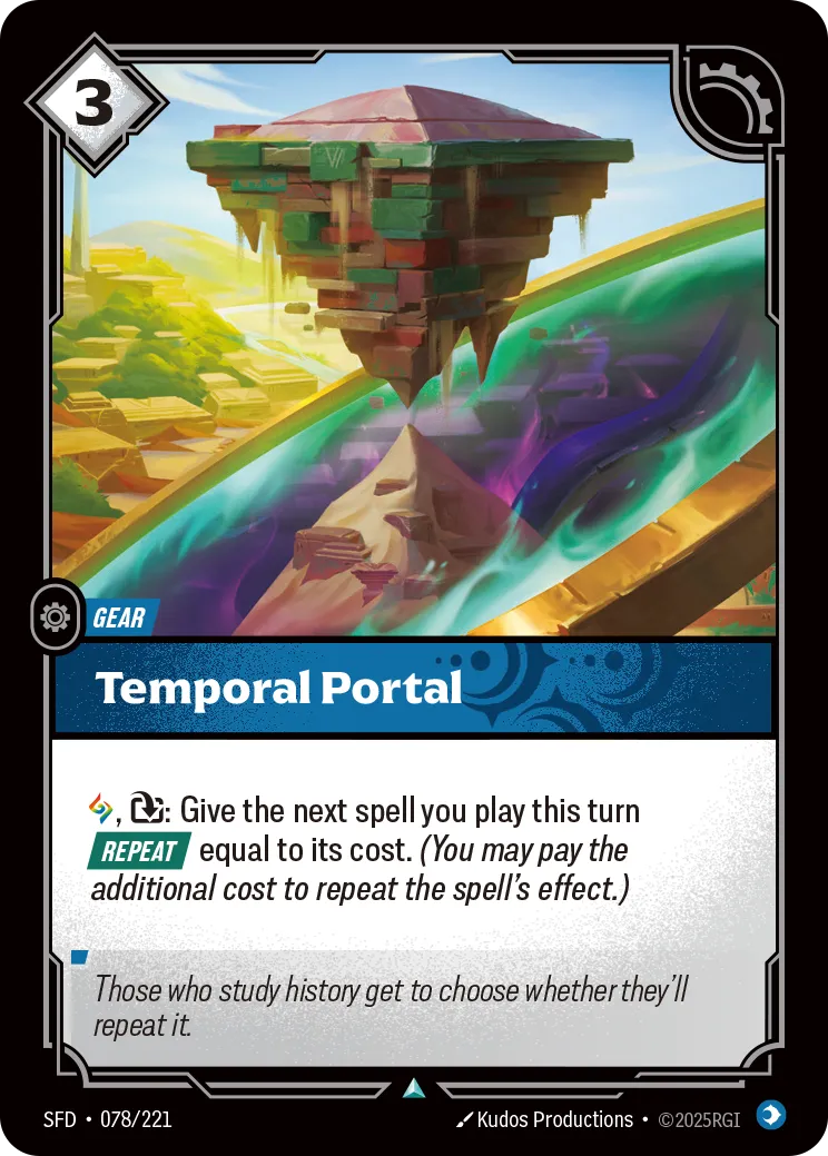 Temporal Portal — Spiritforged — Riftbound