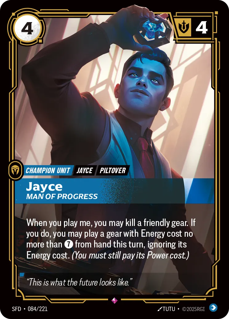 Jayce - Man of Progress — Spiritforged — Riftbound