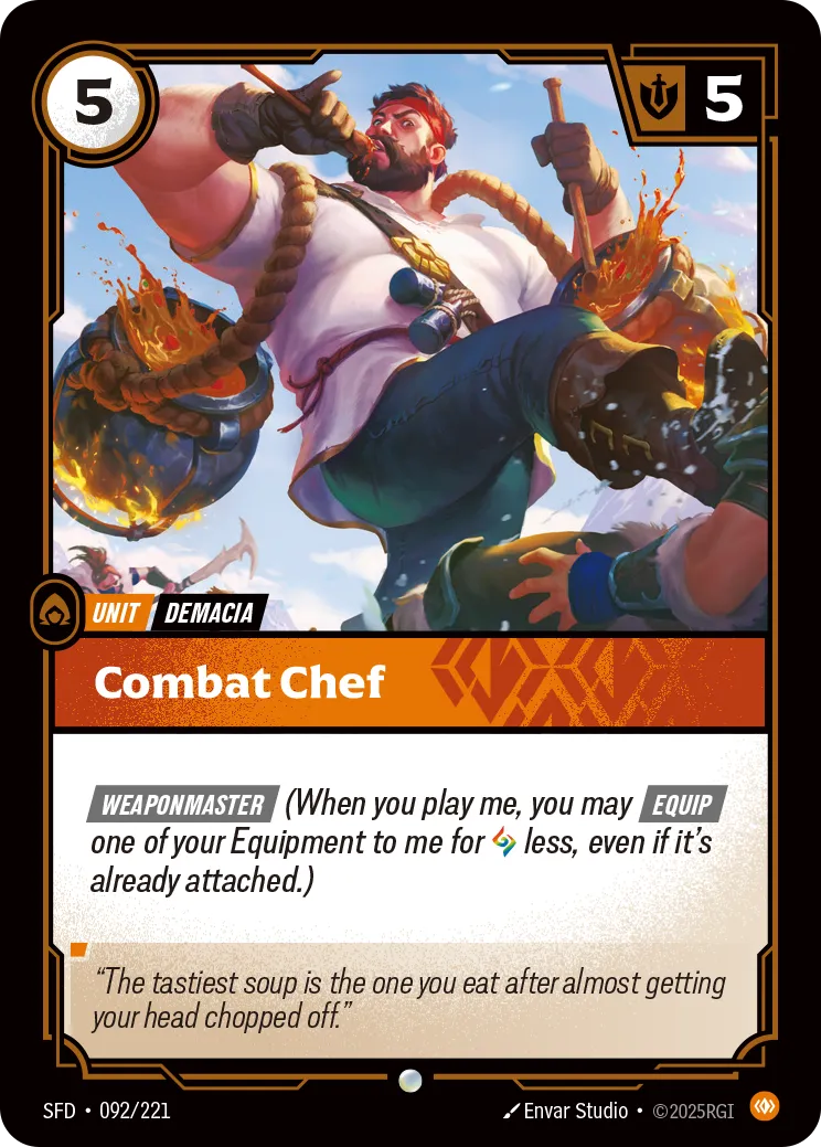 Combat Chef — Spiritforged — Riftbound