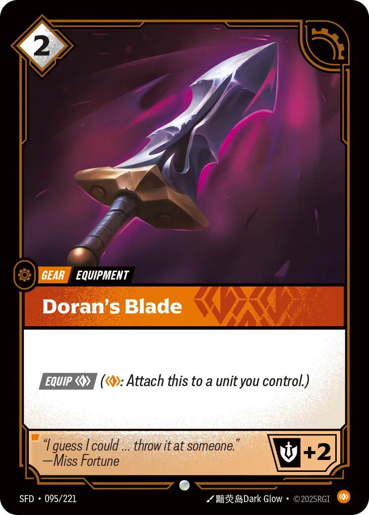 Doran's Blade — Spiritforged — Riftbound