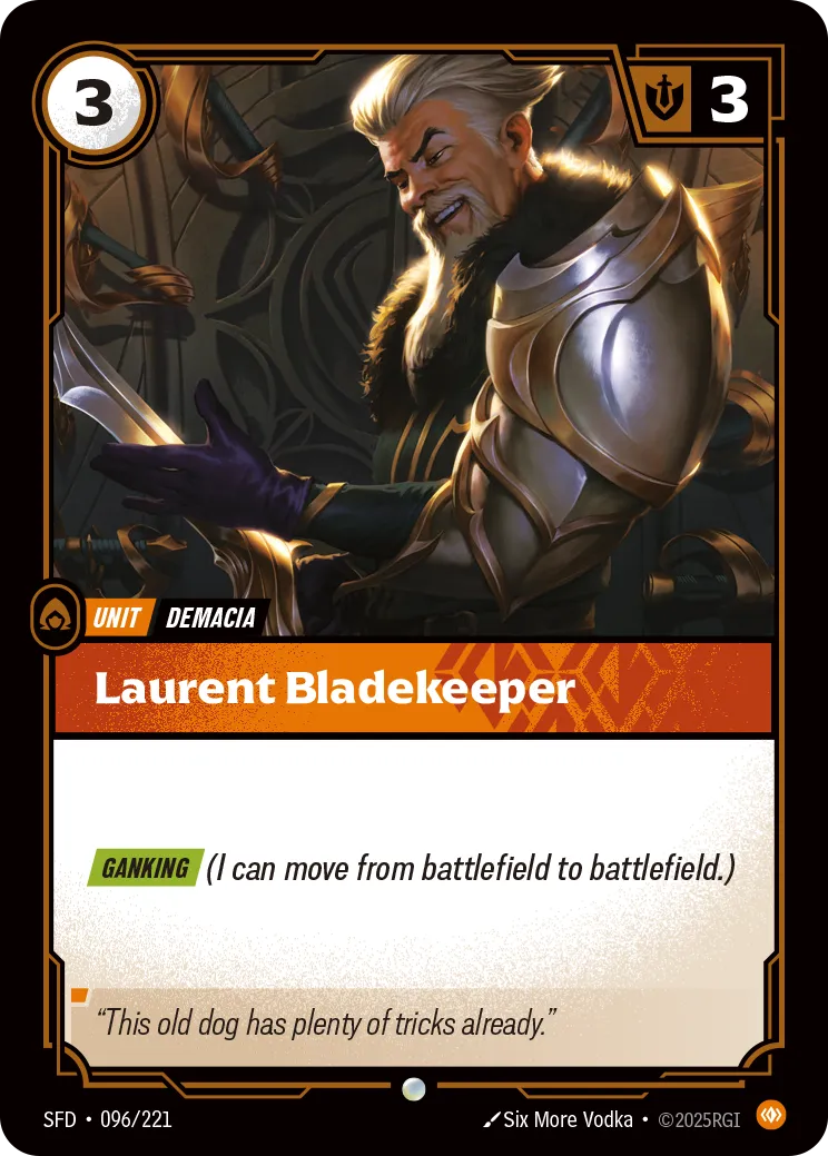 Laurent Bladekeeper — Spiritforged — Riftbound