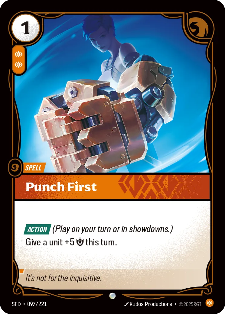 Punch First — Spiritforged — Riftbound