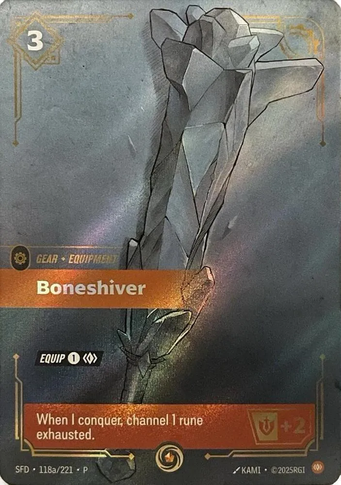 Boneshiver — Spiritforged - Promo Cards — Riftbound: League of Legends TCG