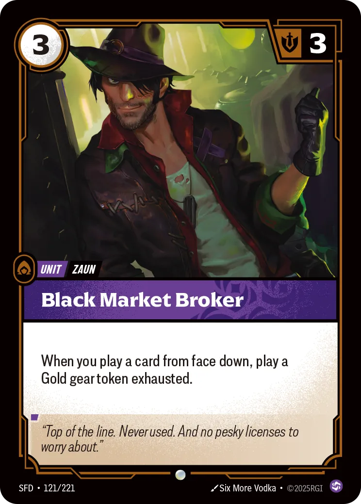 Black Market Broker — Spiritforged — Riftbound