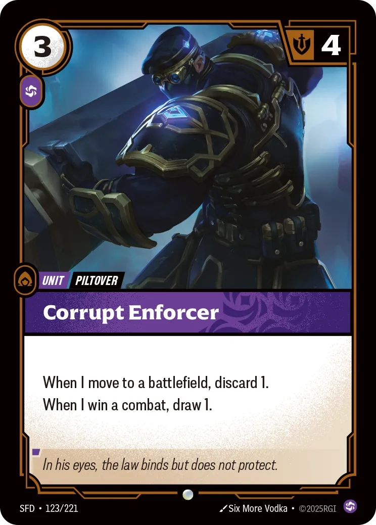 Corrupt Enforcer — Spiritforged — Riftbound
