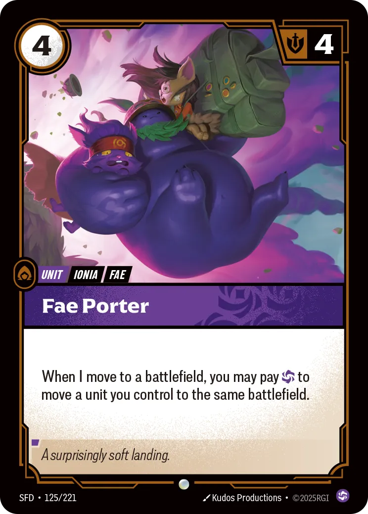 Fae Porter — Spiritforged — Riftbound