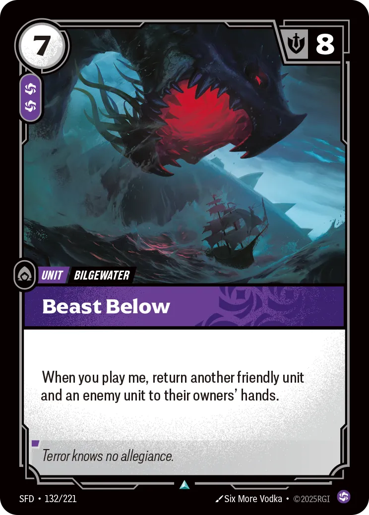Beast Below — Spiritforged — Riftbound
