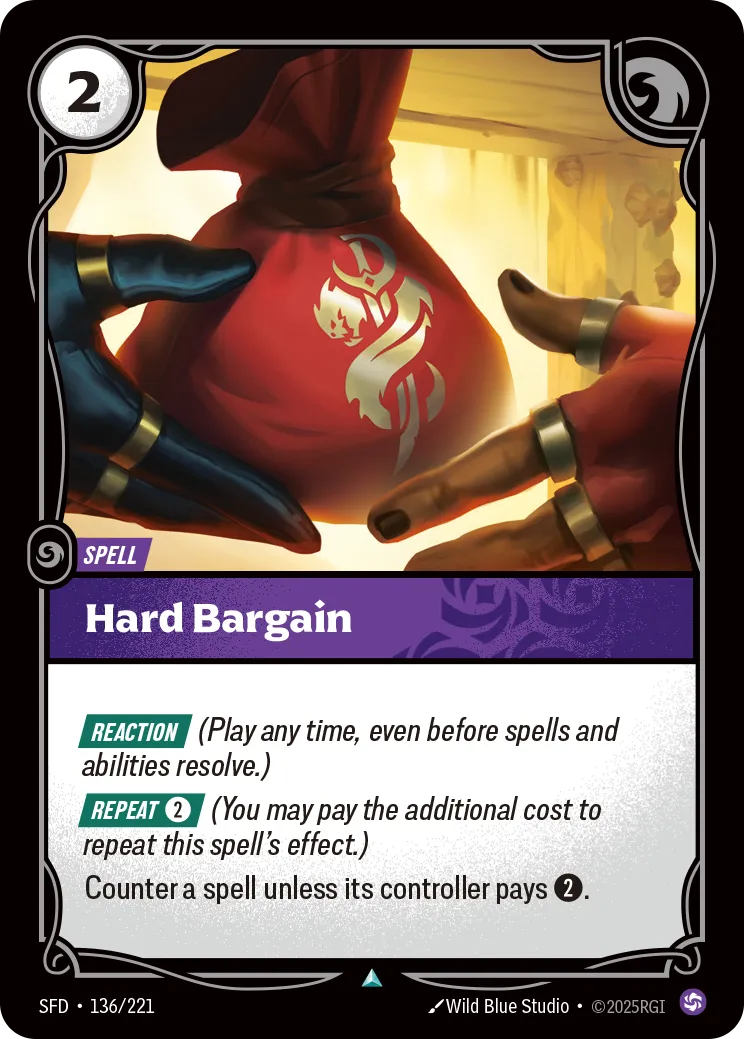 Hard Bargain — Spiritforged — Riftbound