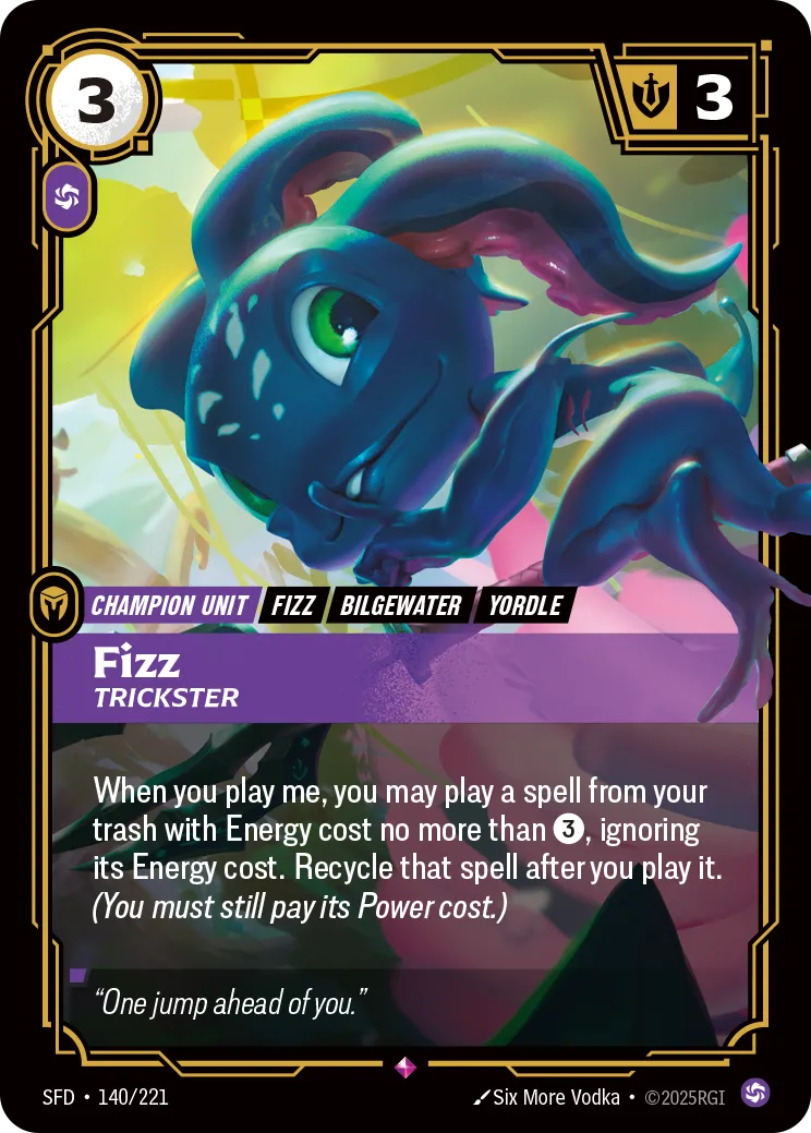 Fizz - Trickster — Spiritforged — Riftbound