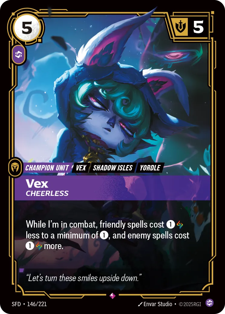 Vex - Cheerless — Spiritforged — Riftbound