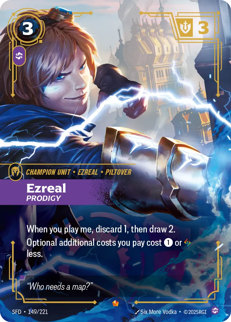 Ezreal - Prodigy — Spiritforged — Riftbound