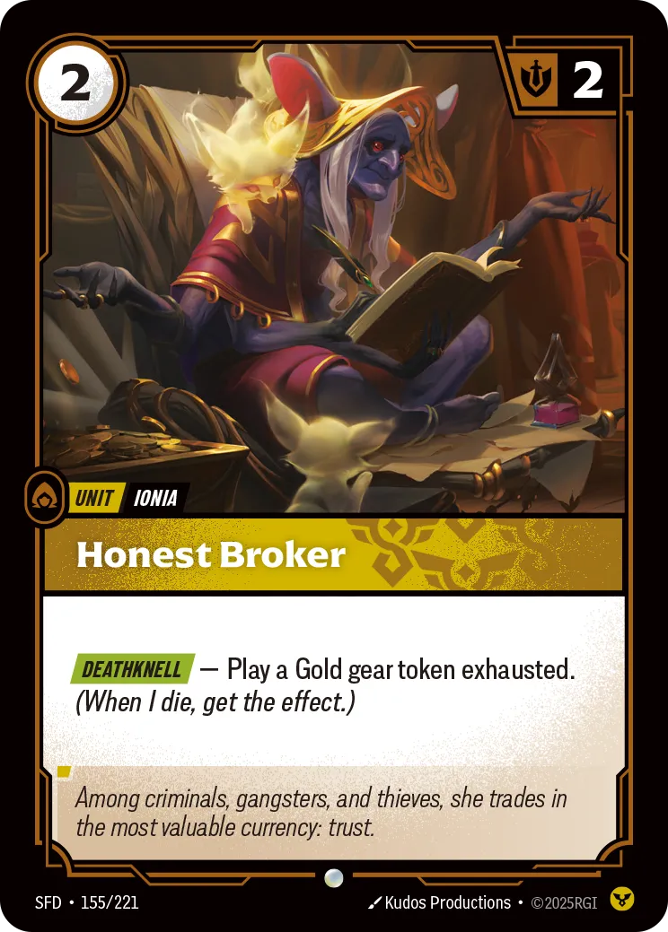Honest Broker — Spiritforged — Riftbound