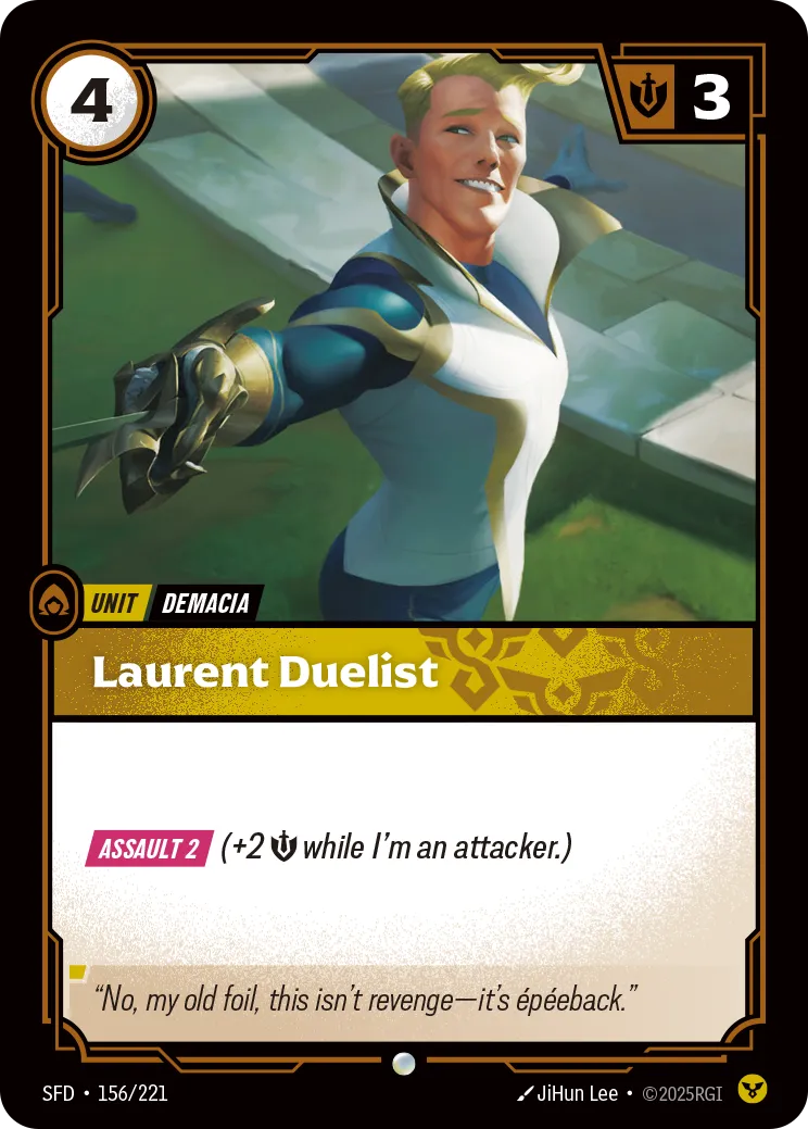 Laurent Duelist — Spiritforged — Riftbound