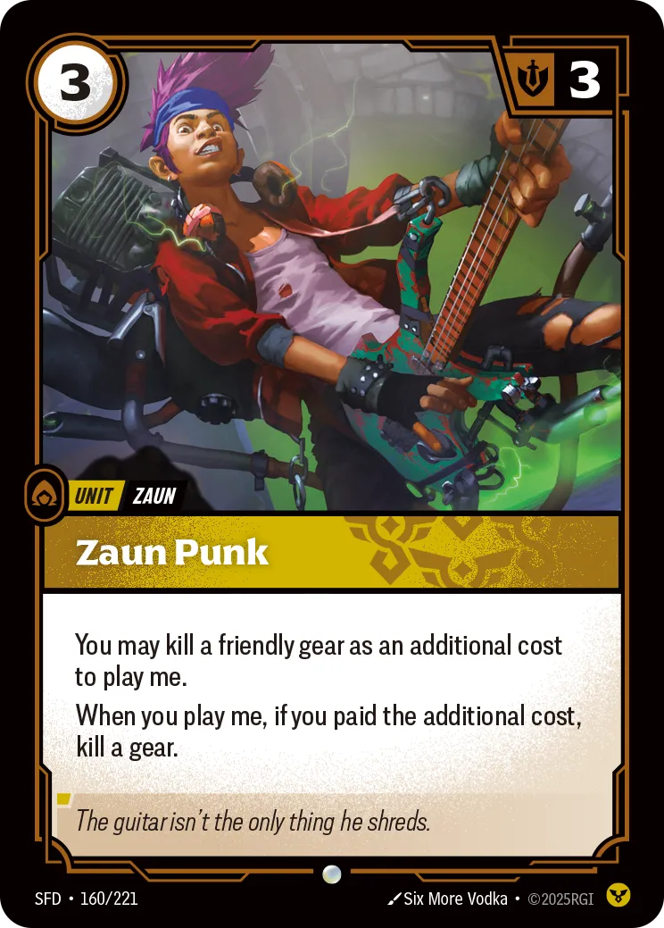 Zaun Punk — Spiritforged — Riftbound