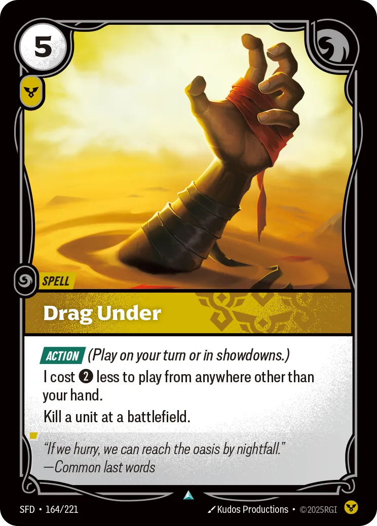 Drag Under — Spiritforged — Riftbound