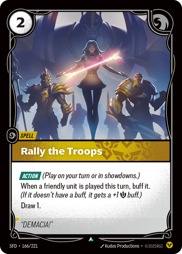 Rally the Troops — Spiritforged — Riftbound
